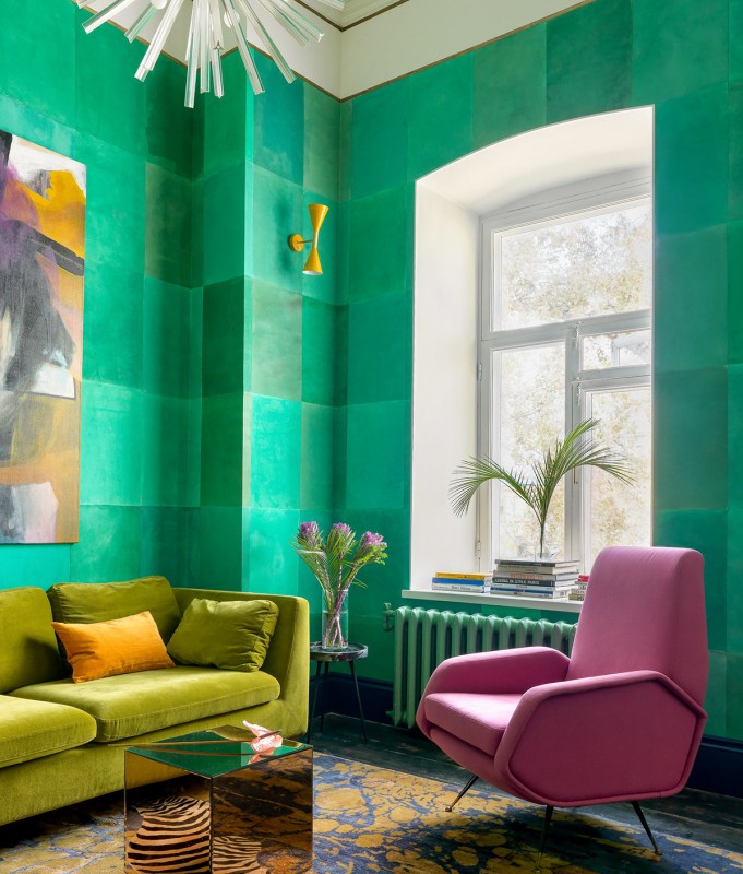 Квартира с очень смелым дизайном