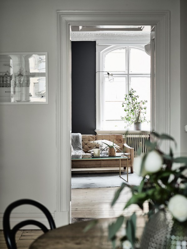 Очаровательная квартира в Гетеборге: сочетание классического и современного стилей