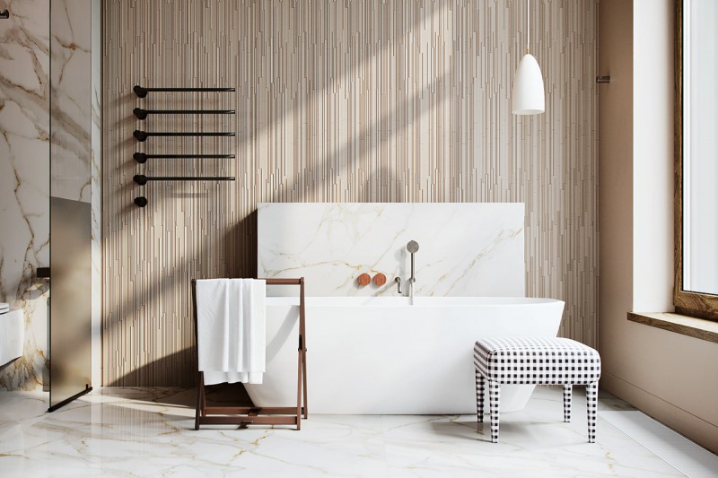 Строгий и роскошный интерьер двухуровневой квартиры Строгий и роскошный интерьер двухуровневой квартиры