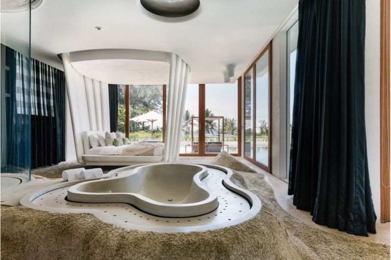 Футуристический дизайн виллы в Такуа Тунге, Таиланд Футуристический дизайн виллы в Такуа Тунге, Таиланд