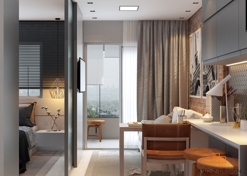 Интерьер уютной компактной квартиры