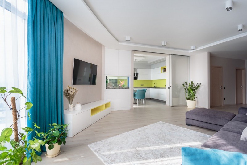 Светлая и воздушная атмосфера уютной квартиры