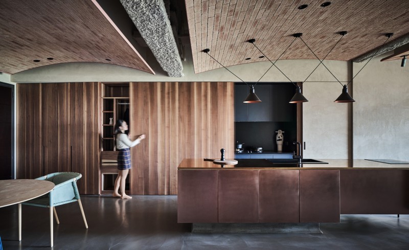 Тайваньская квартира для молодой пары с ребенком площадью 125 м2