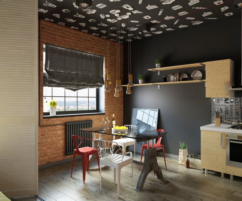 Интерьер в индустриальном стиле