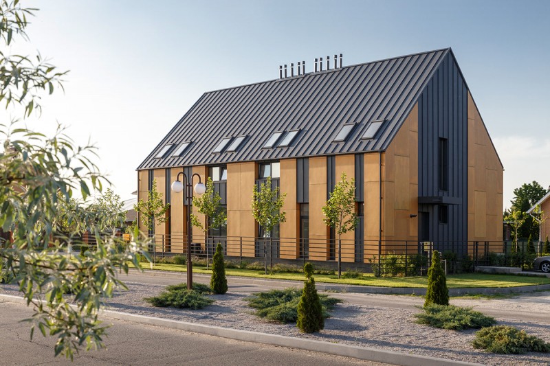 Лаконичный дизайн дуплекса