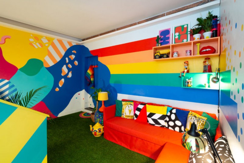 Невероятно красочная квартира в городе Маргит, Великобритания