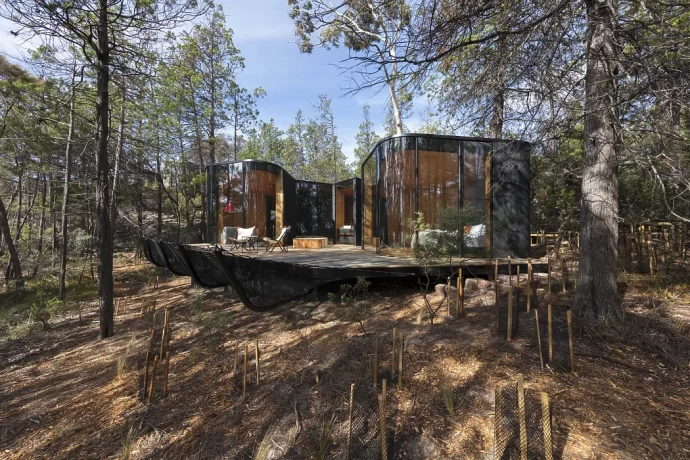 Отель Freycinet Lodge, расположенный в Национальном парке Фрейсине, Австралия Отель Freycinet Lodge, расположенный в Национальном парке Фрейсине, Австралия