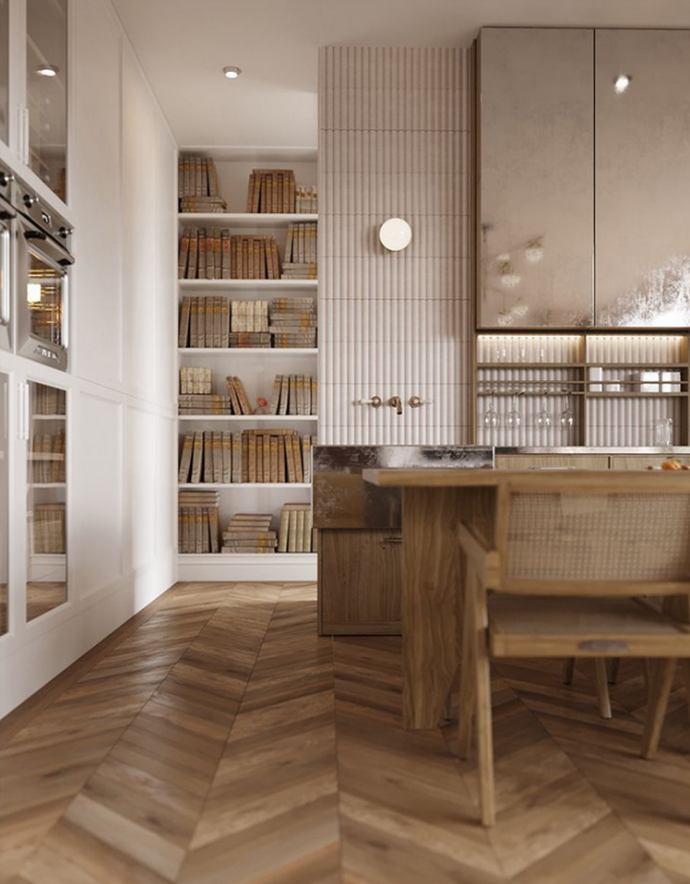 Оттенки красного в декоре просторной квартиры Оттенки красного в декоре просторной квартиры