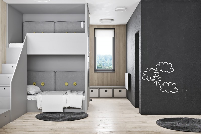 Дизайн-проект апартаментов в стиле "минимализм"