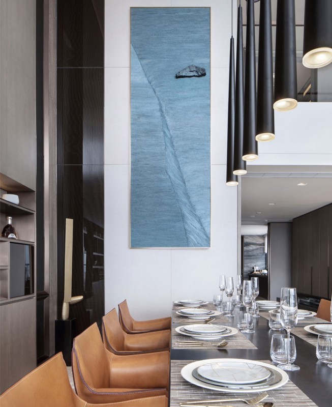 Элегантный интерьер апартаментов в городе Чжухай, Китай