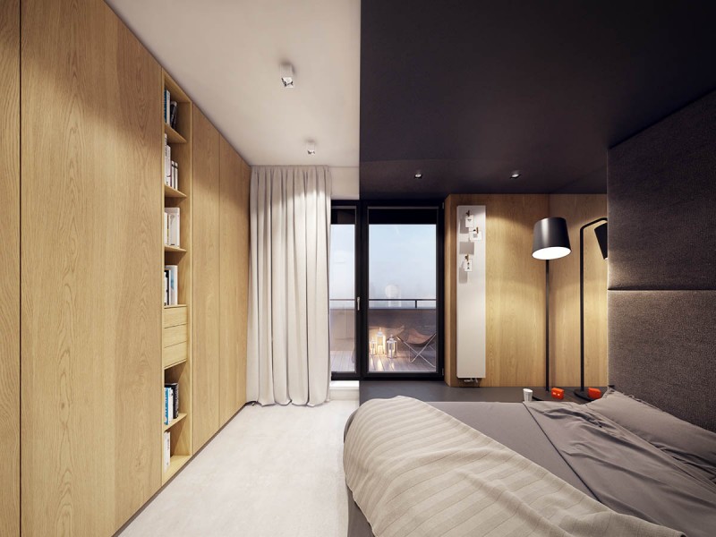 Комфортабельная современная квартира с красочными акцентами