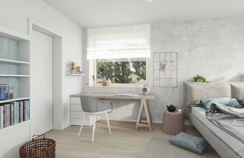 Проект комнаты для молодой девушки