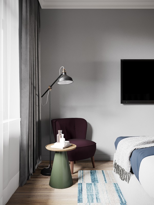 Выразительные акценты на нейтральном и сдержанном фоне