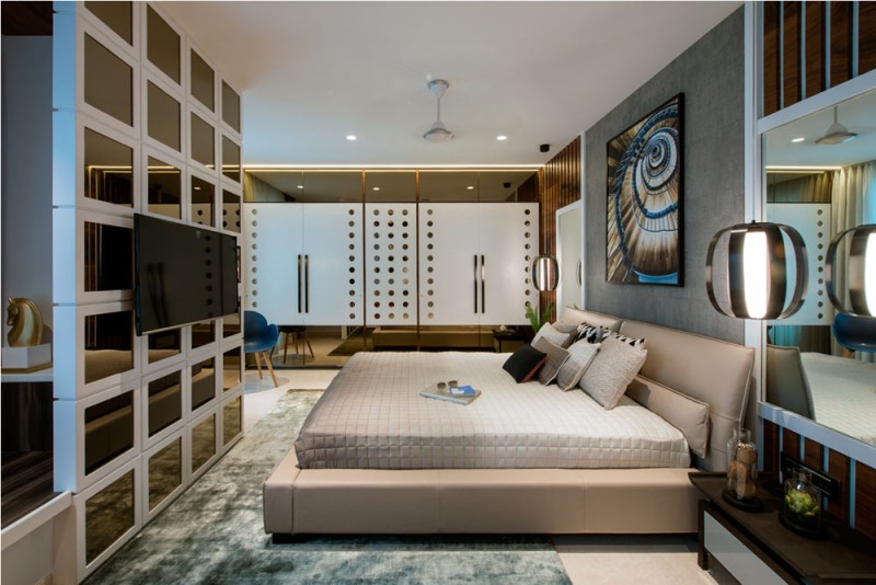 Апартаменты, состоящие из двух объединённых квартир в Мумбаи, Индия