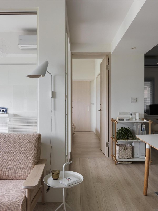 Интерьер светлой квартиры в Тайбэе