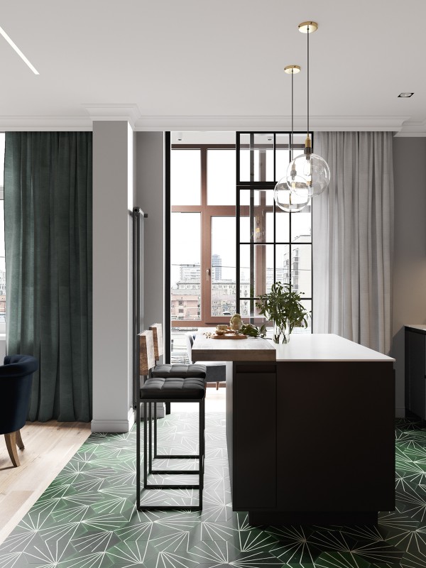 Выразительные акценты на нейтральном и сдержанном фоне