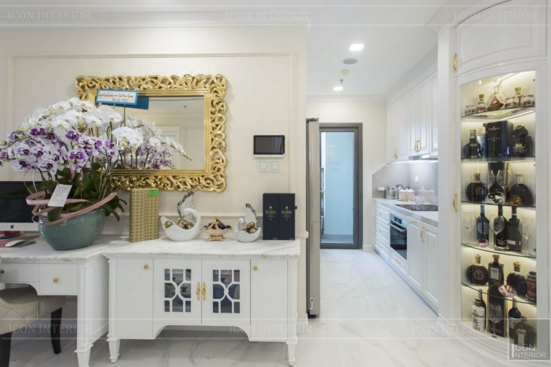 Дизайн интерьера квартиры в Хошимине в неоклассическом стиле