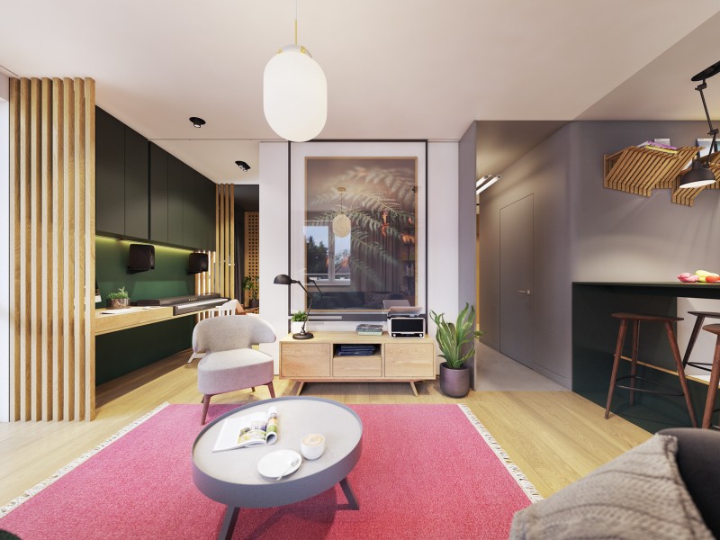 Дизайн интерьера квартиры в Кракове Дизайн интерьера квартиры в Кракове