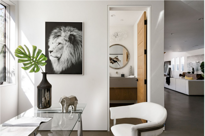 Интерьер мансардной квартиры в Лос-Анджелесе