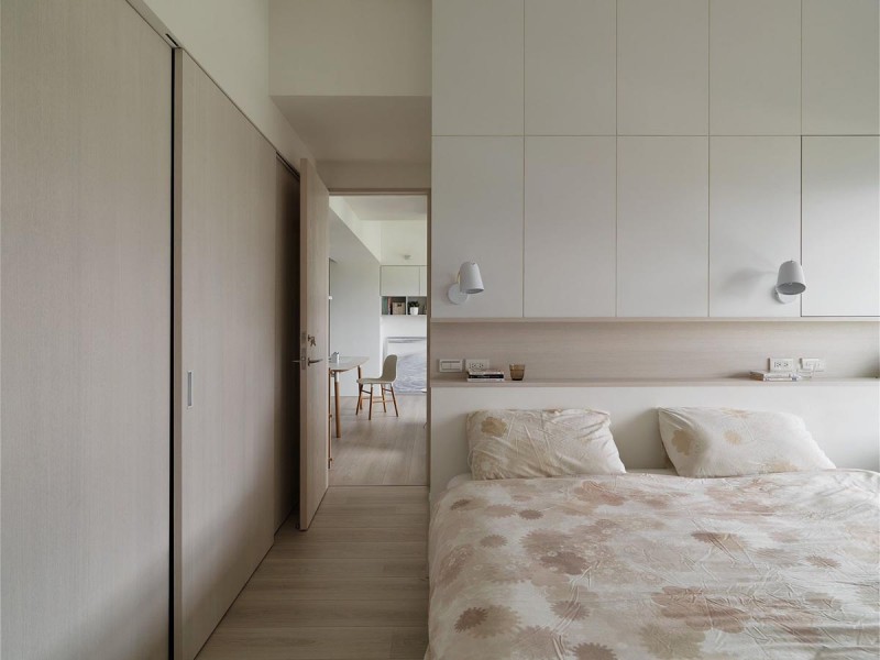 Интерьер светлой квартиры в Тайбэе