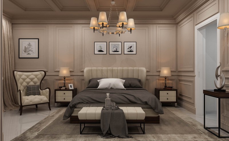 Интерьер в бежевых тонах