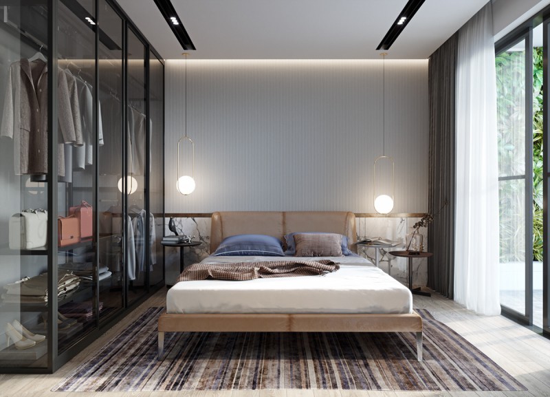 Интерьер в темных тонах