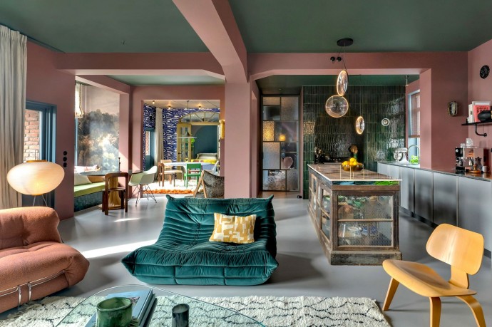 Квартира дизайнера Тео-Берта Пота в Гааге, Нидерланды