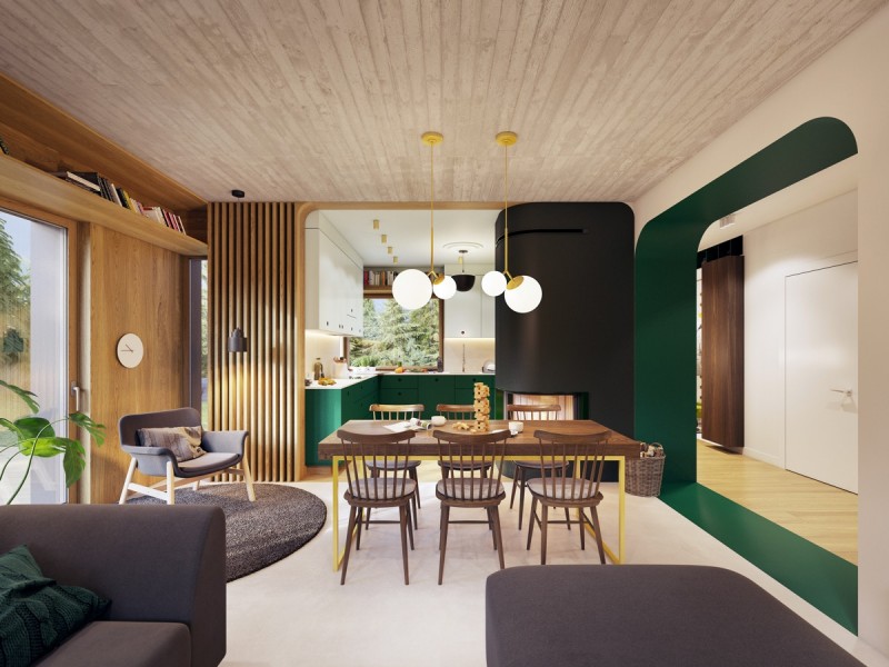 Ставка на живую зелень в интерьере