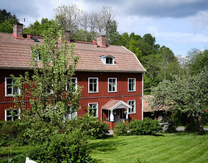 Традиционный коттедж начала XX века в пригороде Гётеборга