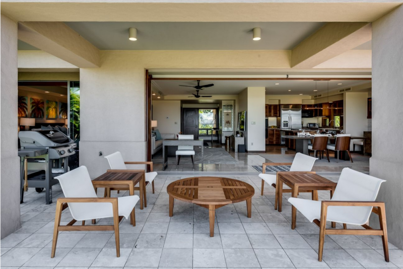 Вилла на склоне холма в Каилуа-Кона, Гавайи