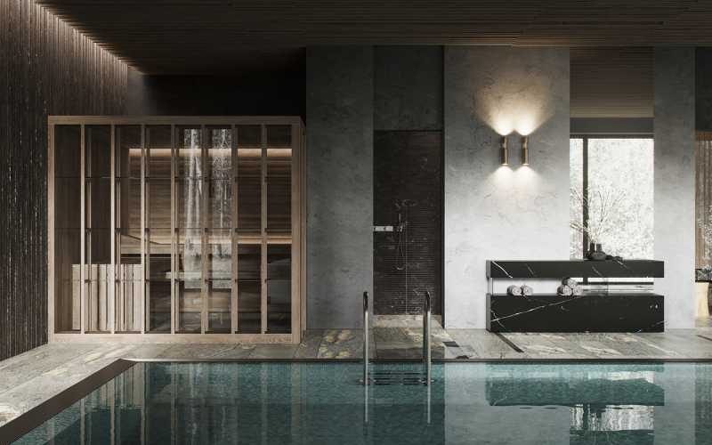 Загородный дом, оформленный в натуральных тонах