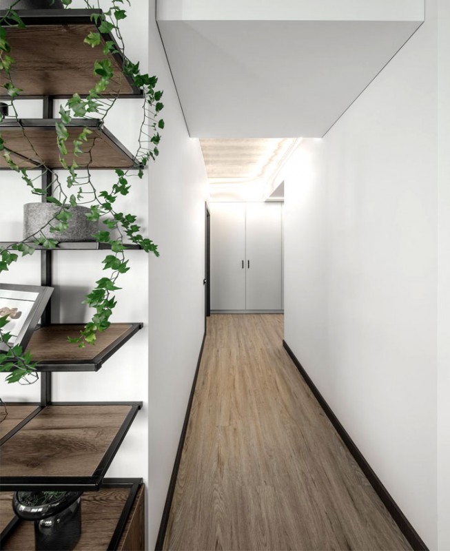 Зеленые акценты в декоре литовской квартиры