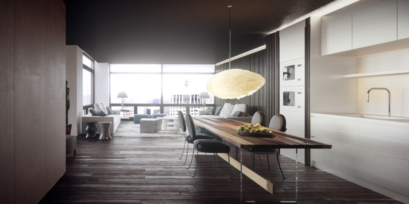 Интерьер апартаментов в Трамп-тауэр, Нью-Йорк Интерьер апартаментов в Трамп-тауэр, Нью-Йорк