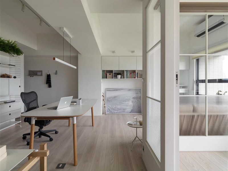 Интерьер светлой квартиры в Тайбэе