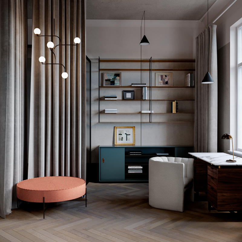 Интерьер варшавской квартиры