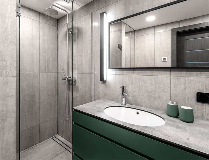 Зеленые акценты в декоре литовской квартиры