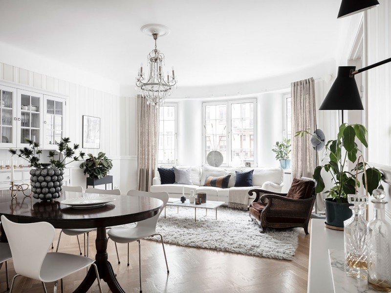 Очаровательная квартира площадью 128 м2 в Гётеборге, Швеция