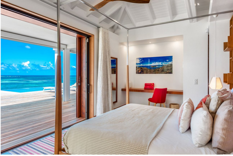 Впечатляющая вилла на берегу океана на острове Сен-Мартен Впечатляющая вилла на берегу океана на острове Сен-Мартен