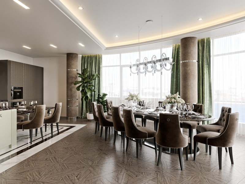 Гостиная в шоколадных тонах Гостиная в шоколадных тонах