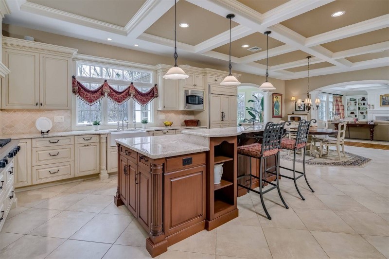 Интерьер поместья в Бернардсвилле, штат Нью-Джерси