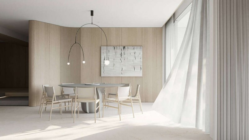 Интерьер современных апартаментов в Сингапуре