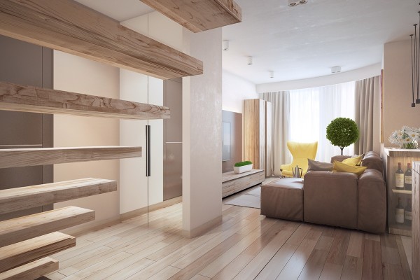 Оформление квартиры в приглушенных тонах