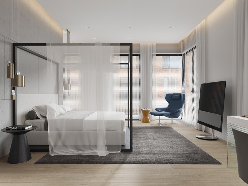 Просторная квартира в стиле "минимализм"