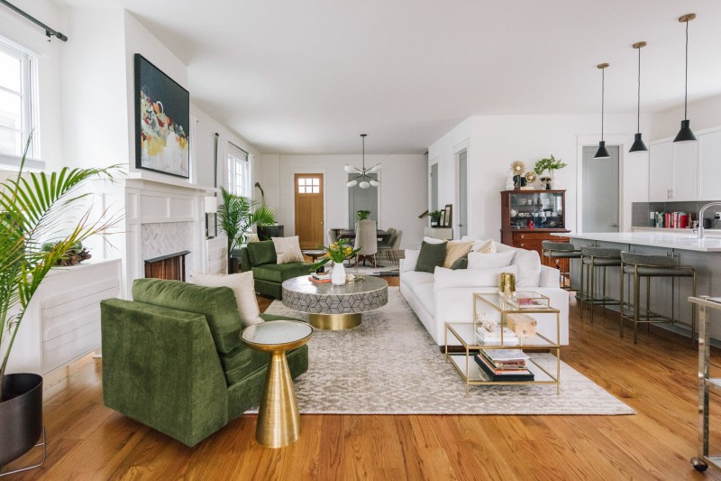 Сочетание винтажа и модерна в интерьере дома в Нашвилле, Теннесси