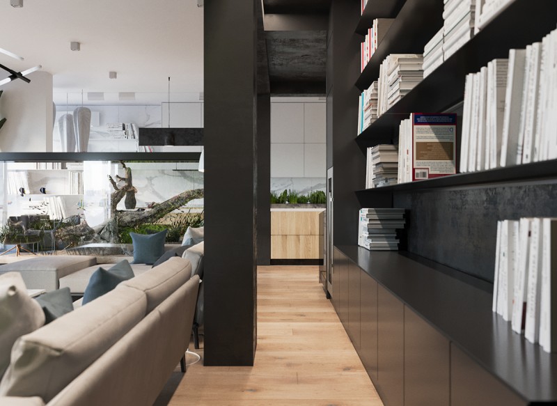 Живая зелень в интерьере