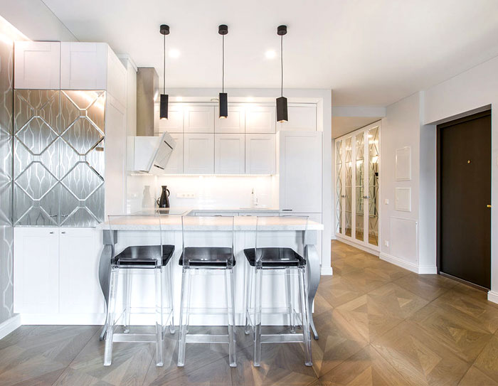 Гламурный интерьер в стиле арт-деко