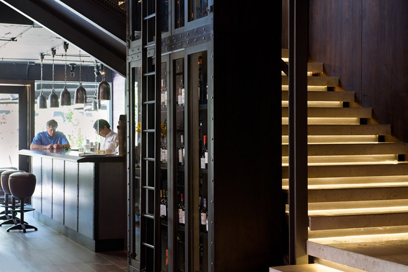 Интерьер ресторана в Чили