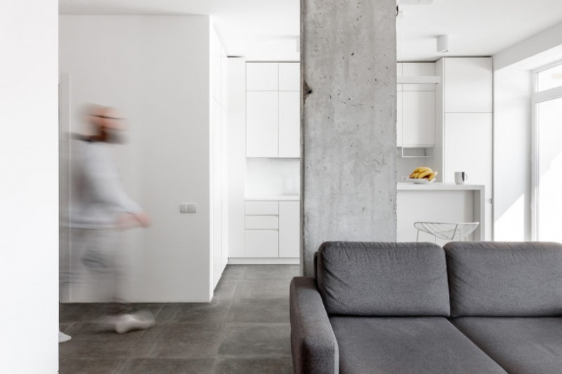 Минималистичный интерьер студии во Львове