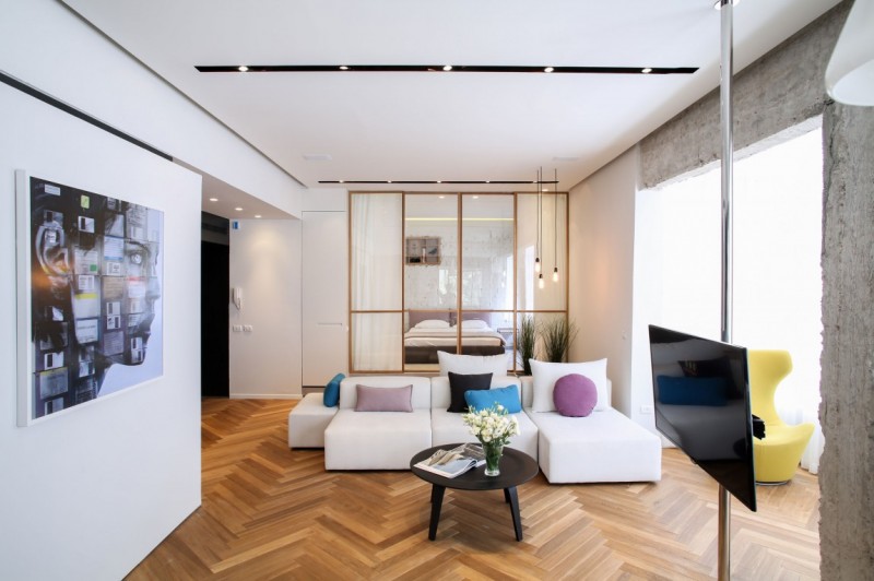 Минималистский интерьер квартиры в Тель-Авиве Минималистский интерьер квартиры в Тель-Авиве