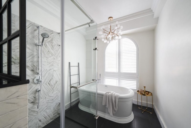 Сочетание классики и элементов индустриального стиля в тайваньской квартире